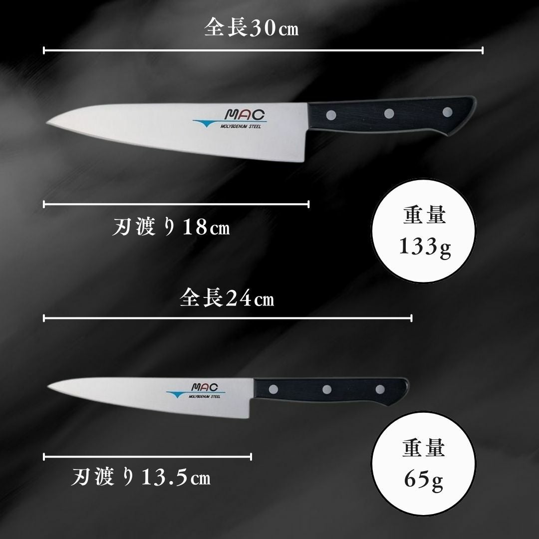 包丁セット |牛刀タイプの包丁2点セット